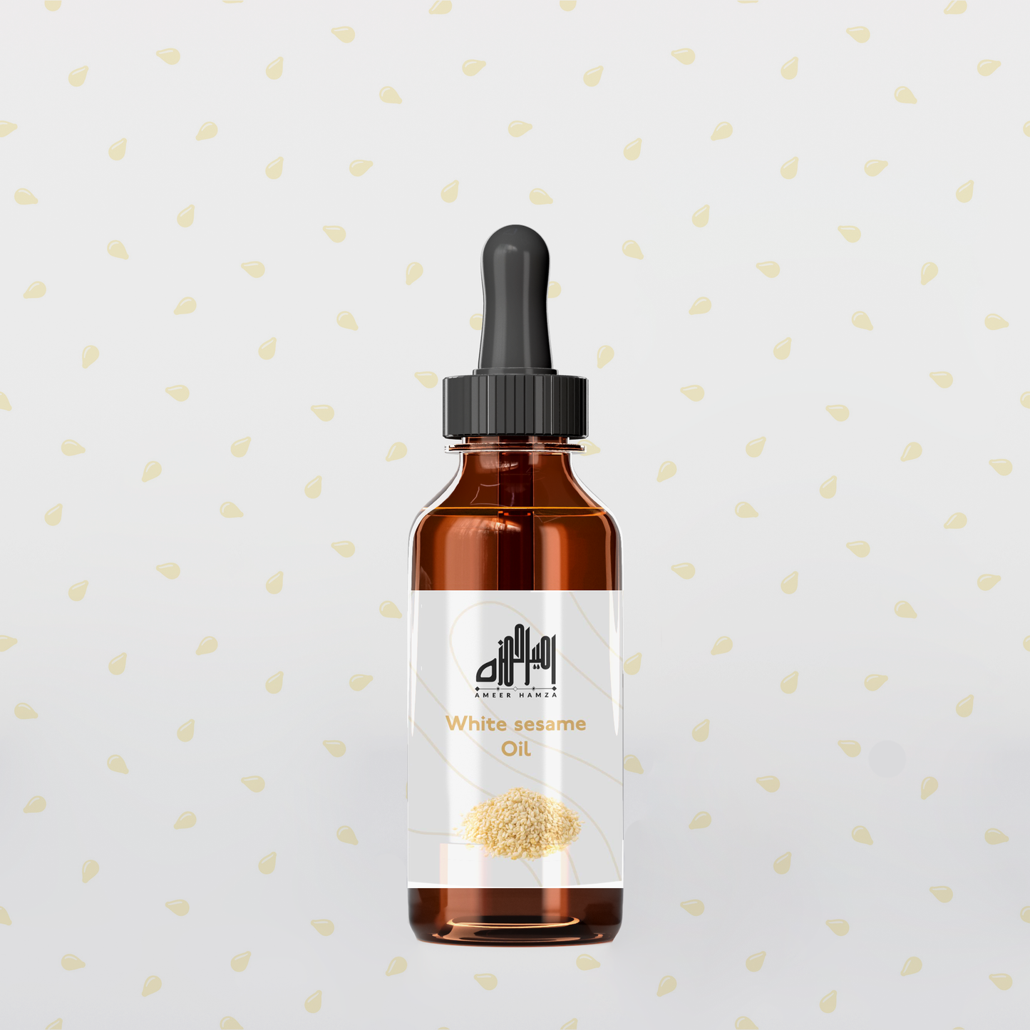 White Sesame Oil - روغن سفید تل - Ameer Hamza Oils