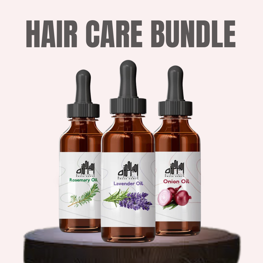 Ultimate Hair Care Bundle: Rosemary, Onion & Lavender Oils